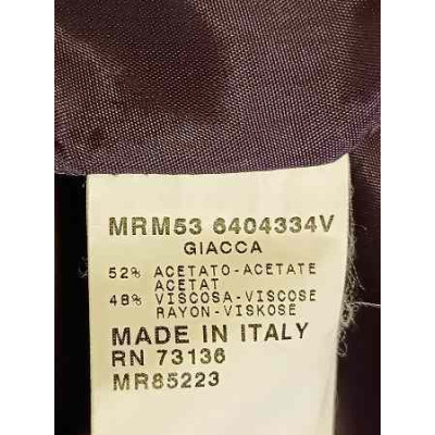 Marina Rinaldi - Giacca da donna in viscosa di color viola scuro - gid124 - Italianfashionglam