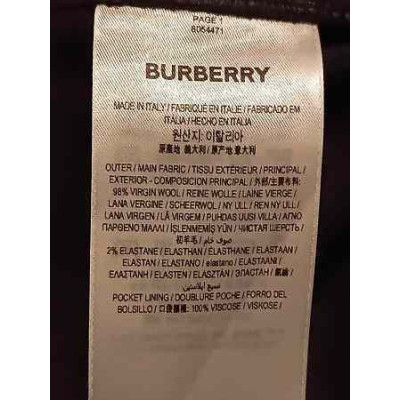 Burberry - Pantalone glam da donna skinny in lana nero - pnd096 - Italianfashionglam