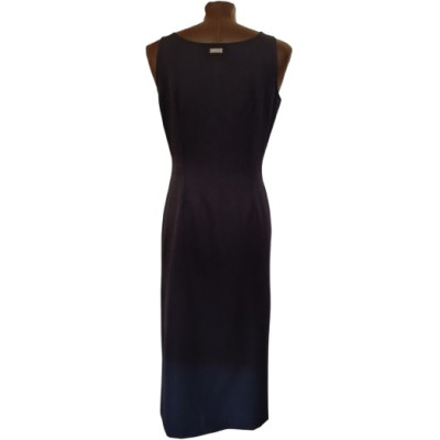 Fendissime - Abito tubino lungo in lana colore blu scuro - Italianfashionglam