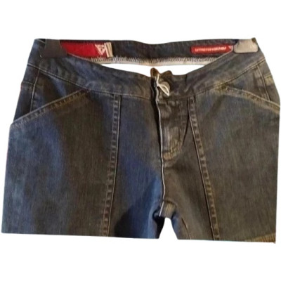 Guess - Blue jeans da donna vintage denim a vita bassa - bjd015 - Italianfashionglam