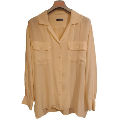 Antonio Fusco - Camicia da donna in seta color crema  - Italianfashionglam