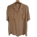 Otto Kern - Camicia da donna in seta color grigio ghiaccio - Italianfashionglam