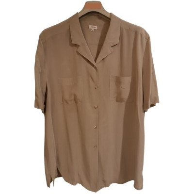 Otto Kern - Camicia da donna in seta color grigio ghiaccio - Italianfashionglam