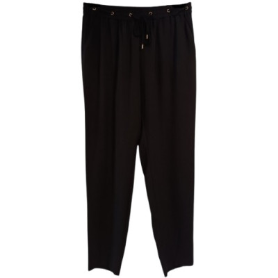 Michael Kors - Pantalone da donna nero gamba dritta - Italianfashionglam