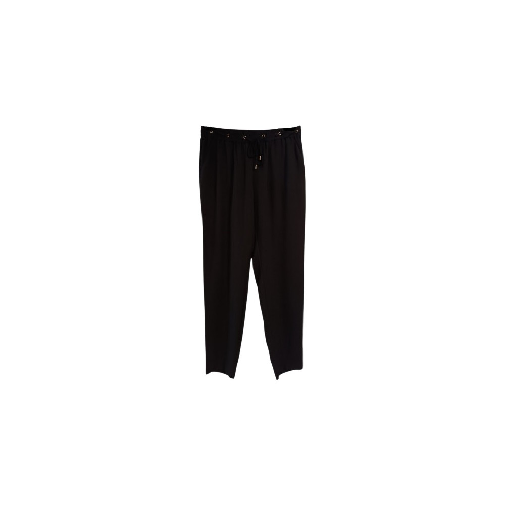 Michael Kors - Pantalone da donna nero gamba dritta - Italianfashionglam Michael Kors - Pantalone da donna nero gamba dritta - Italianfashionglam