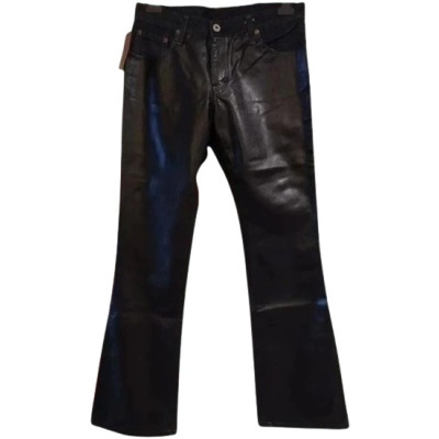 Casucci - Pantalone da donna fashion in ecopelle a zampa - Italianfashionglam