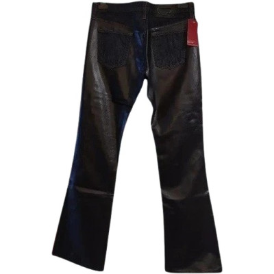 Casucci - Pantalone da donna fashion in ecopelle a zampa - Italianfashionglam