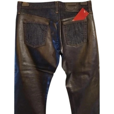 Casucci - Pantalone da donna fashion in ecopelle a zampa - Italianfashionglam