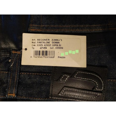 Casucci - Pantalone da donna fashion in ecopelle a zampa - Italianfashionglam