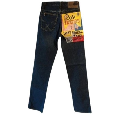 Roy Roger's - Blue jeans da donna dritti in cotone denim - Italianfashionglam