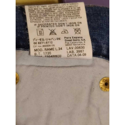 Diesel - Blue jeans vintage da donna in cotone a zampa - Italianfashionglam