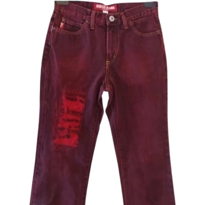 Guess - Blue jeans da donna vintage in cotone con strappi - Italianfashionglam