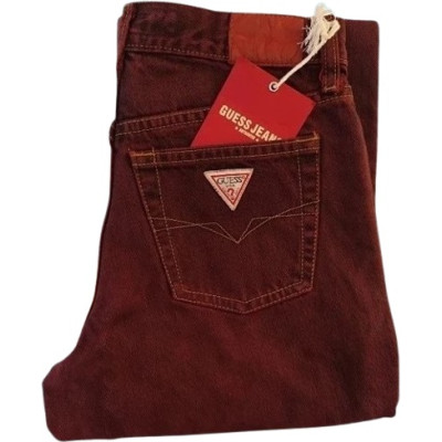 Guess - Blue jeans da donna vintage in cotone con strappi - Italianfashionglam