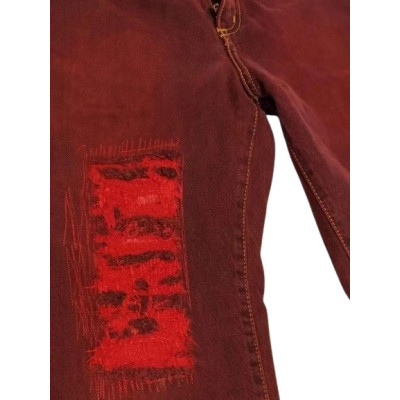 Guess - Blue jeans da donna vintage in cotone con strappi - Italianfashionglam