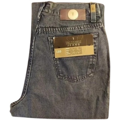 Trussardi - Blue jeans da donna a gamba dritta 5 tasche - Italianfashionglam