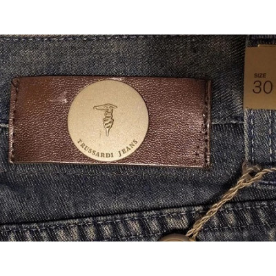 Trussardi - Blue jeans da donna a gamba dritta 5 tasche - Italianfashionglam