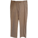C.P. Company - Pantalone da donna in cotone a righe blu e bianco - Italianfashionglam
