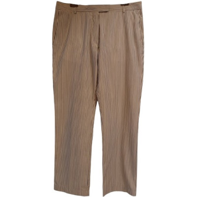 C.P. Company - Pantalone da donna in cotone a righe blu e bianco - Italianfashionglam