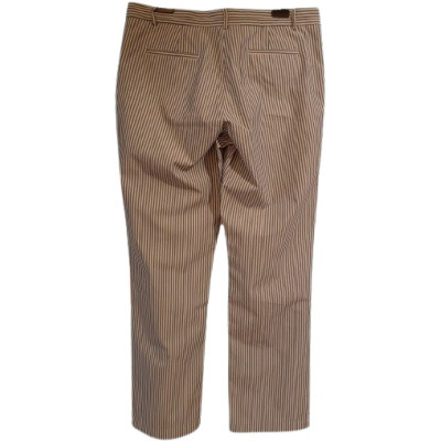 C.P. Company - Pantalone da donna in cotone a righe blu e bianco - Italianfashionglam