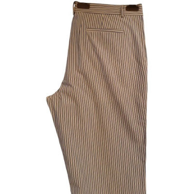 C.P. Company - Pantalone da donna in cotone a righe blu e bianco - Italianfashionglam