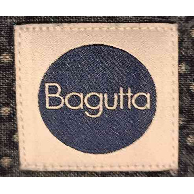 Bagutta - Camicia uomo in tessuto di puro lino color blu - Italianfashionglam