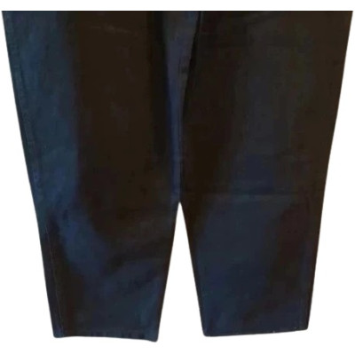 Le Griff - Salopette da donna in puro cotone denim color nero - Italianfashionglam