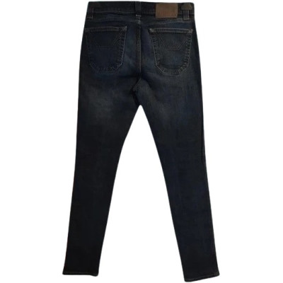 Jeckerson - Blue jeans da donna in cotone denim stretch 5 tasche - Italianfashionglam