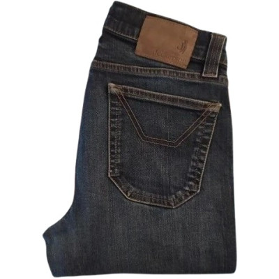Jeckerson - Blue jeans da donna in cotone denim stretch 5 tasche - Italianfashionglam