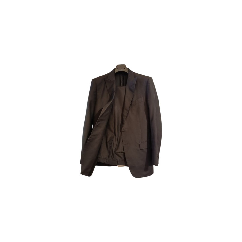 Canali - Abito completo da uomo in pura seta color nero lucido - Italianfashionglam Canali - Abito completo da uomo in pura seta color nero lucido - Italianfashionglam