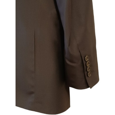 Canali - Abito completo da uomo in pura seta color nero lucido - Italianfashionglam