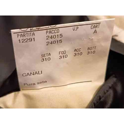 Canali - Abito completo da uomo in pura seta color nero lucido - Italianfashionglam