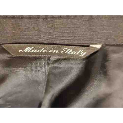 Canali - Abito completo da uomo in pura seta color nero lucido - Italianfashionglam