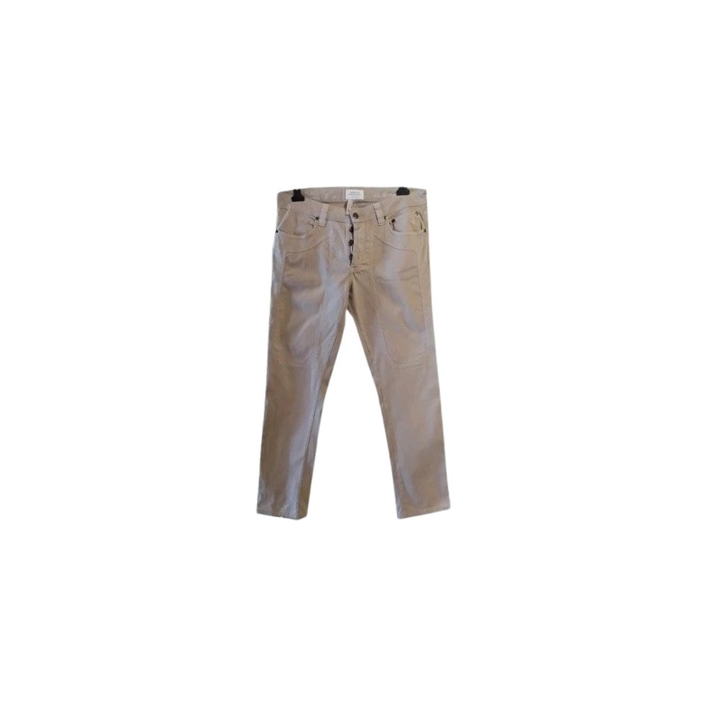 Jeckerson - Pantalone da donna in cotone di colore beige - Italianfashionglam Jeckerson - Pantalone da donna in cotone di colore beige - Italianfashionglam