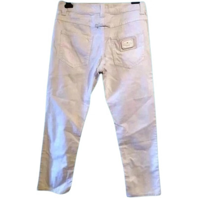 Jean Paul Gaultier - Jeans da donna in cotone bianco - Italianfashionglam