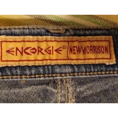Energie - Blue jeans vintage da donna in cotone scolorito - Italianfashionglam