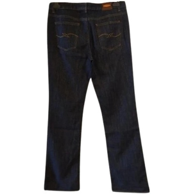 Trussardi - Blue jeans da donna in cotone 5 tasche a zampetta - Italianfashionglam