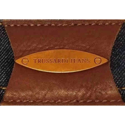 Trussardi - Blue jeans da donna in cotone 5 tasche a zampetta - Italianfashionglam