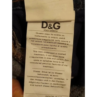 Dolce&Gabbana - Blue jeans da donna in cotone vita bassa - Italianfashionglam