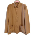 Krizia - Giacca sahariana da donna in lyocell color beige - Italianfashionglam