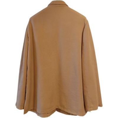 Krizia - Giacca sahariana da donna in lyocell color beige - Italianfashionglam
