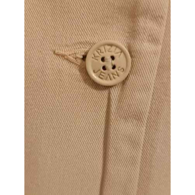 Krizia - Giacca sahariana da donna in lyocell color beige - Italianfashionglam