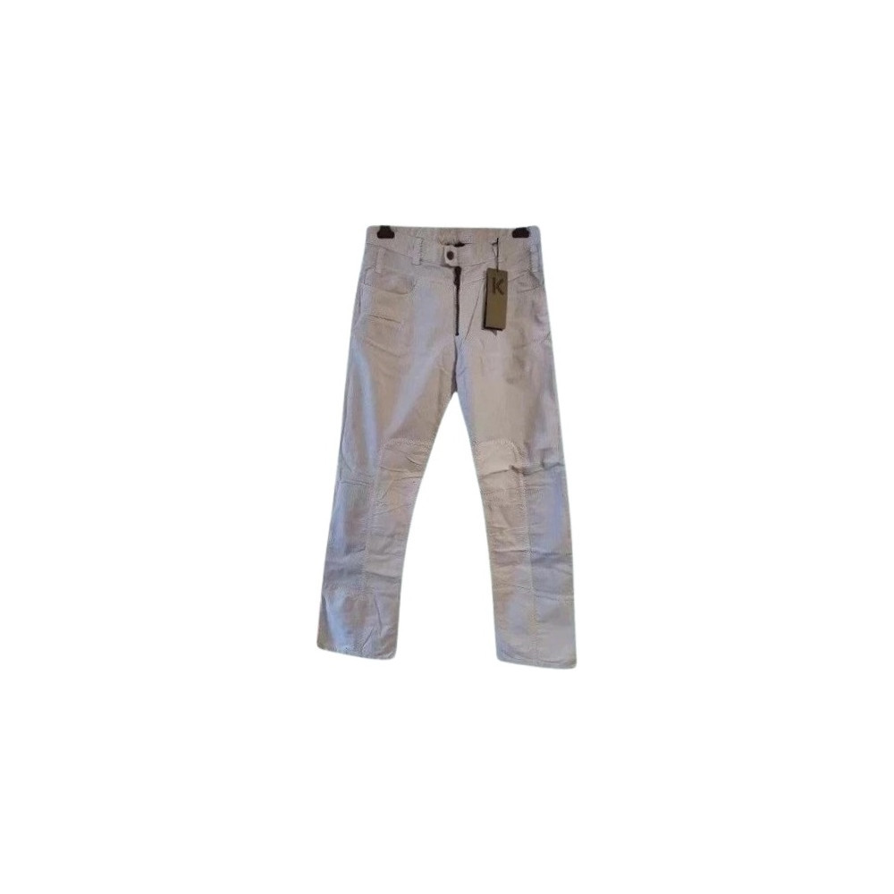 Kenzo - Pantalone chino da uomo in cotone color grigio - Italianfashionglam Kenzo - Pantalone chino da uomo in cotone color grigio - Italianfashionglam