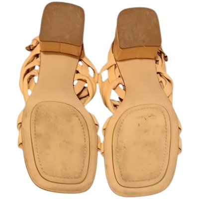Bruno Premi - Sandali da donna in vera pelle color beige - Italianfashionglam