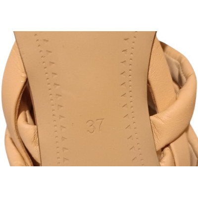 Bruno Premi - Sandali da donna in vera pelle color beige - Italianfashionglam