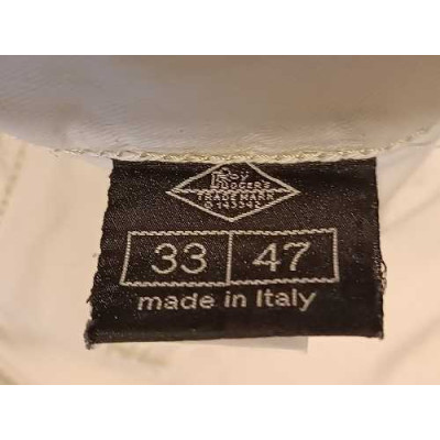 Roy Roger's - White jeans da uomo in cotone a gamba dritta - Italianfashionglam