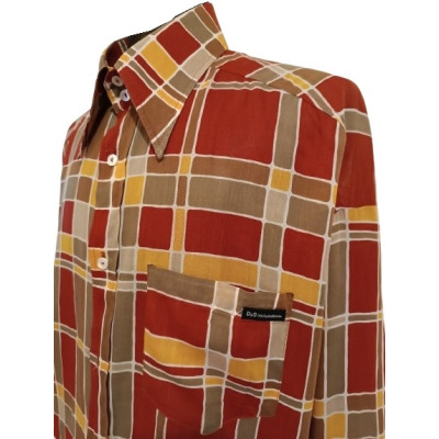 Dolce&Gabbana - Camicia da uomo in cotone multi colore - Italianfashionglam