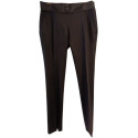 Pinko - Pantalone da donna in lana color nero gamba dritta - Italianfashionglam