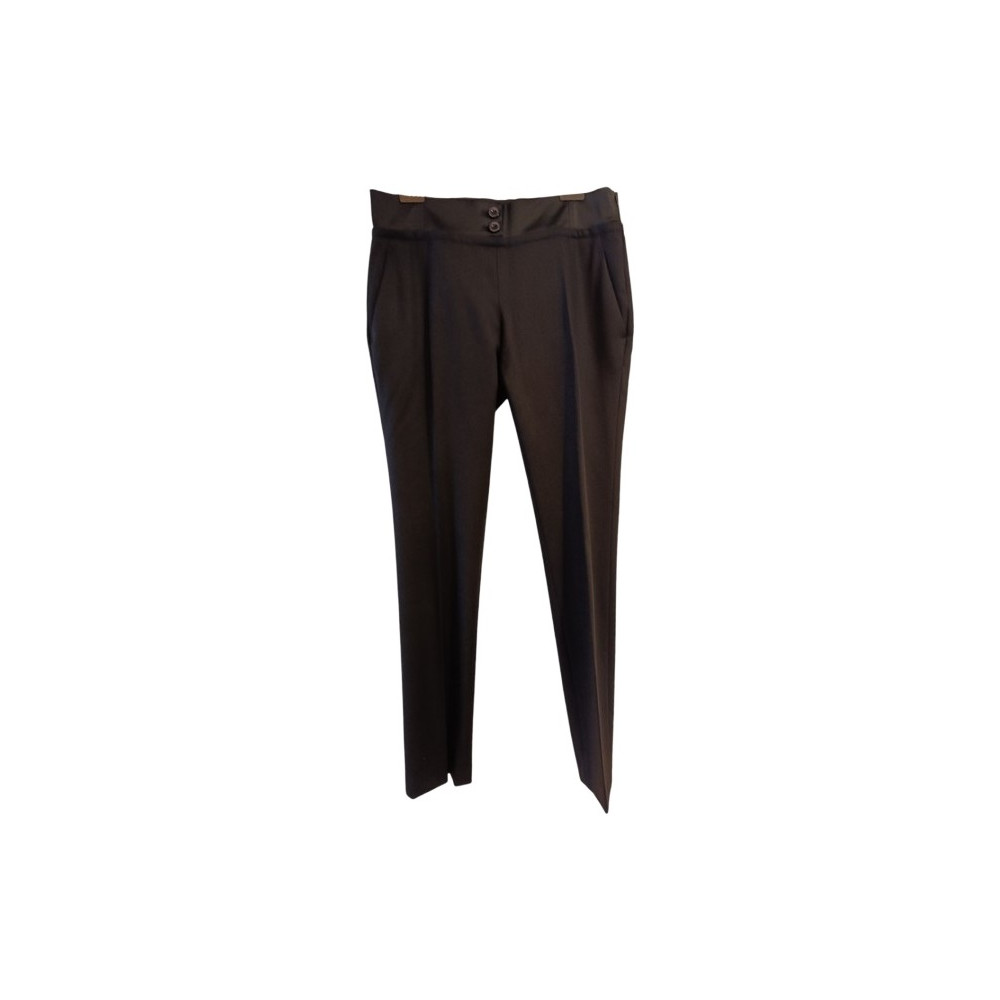 Pinko - Pantalone da donna in lana color nero gamba dritta - Italianfashionglam Pinko - Pantalone da donna in lana color nero gamba dritta - Italianfashionglam