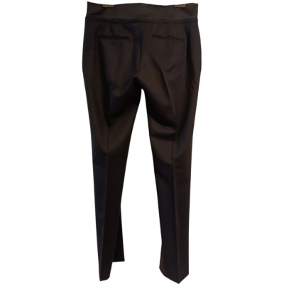 Pinko - Pantalone da donna in lana color nero gamba dritta - Italianfashionglam