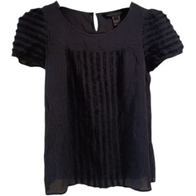Marc Jacobs - Blusa in tessuto di pura seta color blu scuro - Italianfashionglam